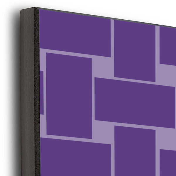 Waffle Weave 16x20 Wood Print - Closeup