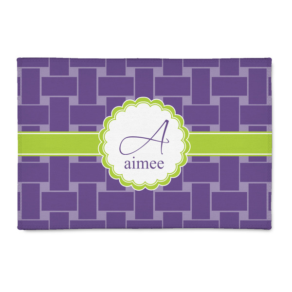 Custom Waffle Weave 2' x 3' Indoor Area Rug (Personalized)