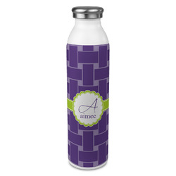 Waffle Weave 20oz Stainless Steel Water Bottle - Full Print (Personalized)