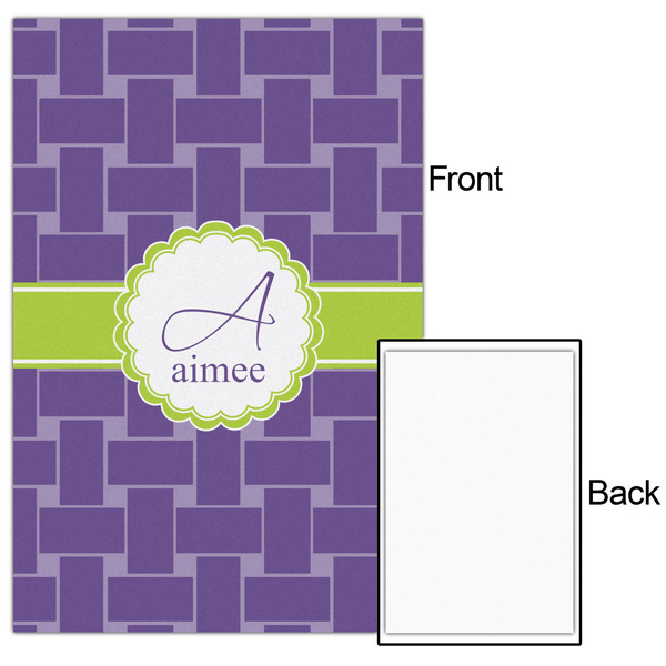 Waffle Weave 20x30 - Matte Poster - Front & Back