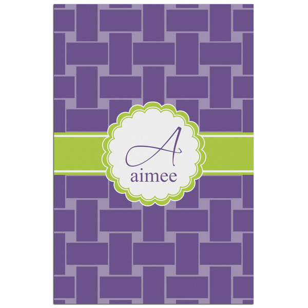 Custom Waffle Weave Poster - Matte - 24x36 (Personalized)