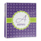 Waffle Weave 3-Ring Binder - 1 inch (Personalized)