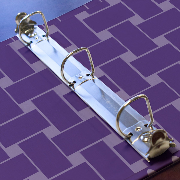 Waffle Weave 3 Ring Binders - Full Wrap - 1" - DETAIL