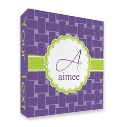 Waffle Weave 3 Ring Binder - Full Wrap (Personalized)