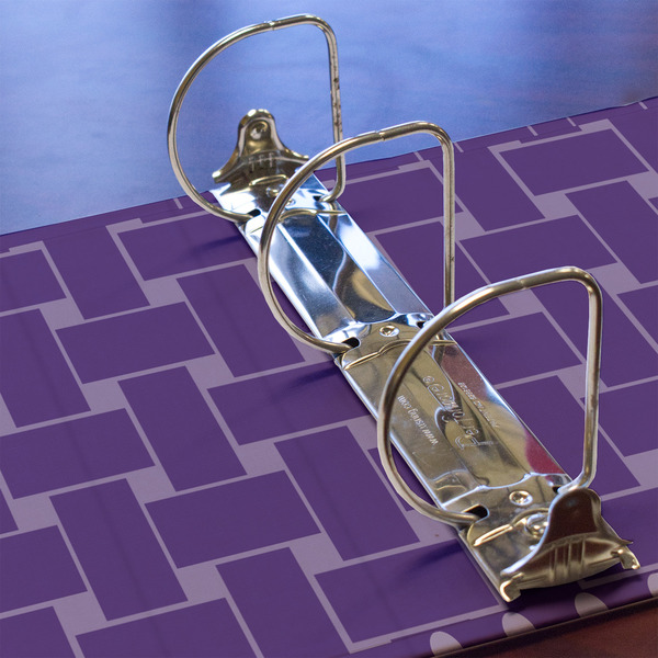 Waffle Weave 3 Ring Binders - Full Wrap - 3" - DETAIL