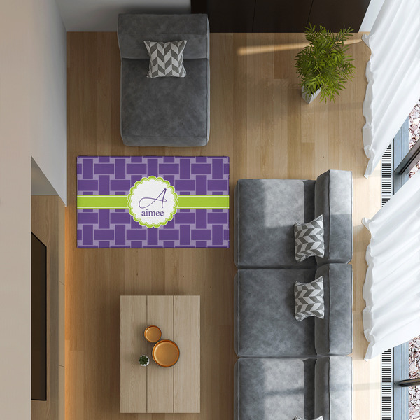 Waffle Weave 3'x5' Indoor Area Rugs - IN CONTEXT