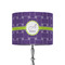 Waffle Weave 8" Drum Lampshade - ON STAND (Fabric)