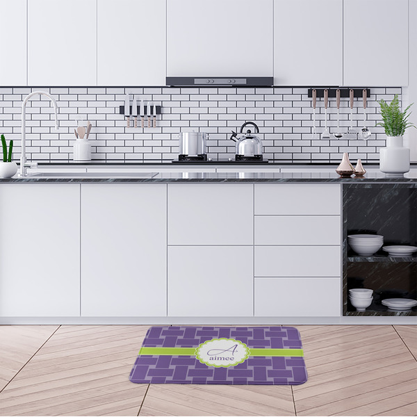 Waffle Weave Anti-Fatigue Kitchen Mats - LIFESTYLE