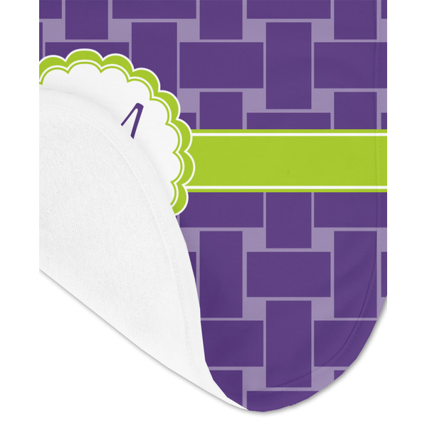 Waffle Weave Baby Bib - AFT detail