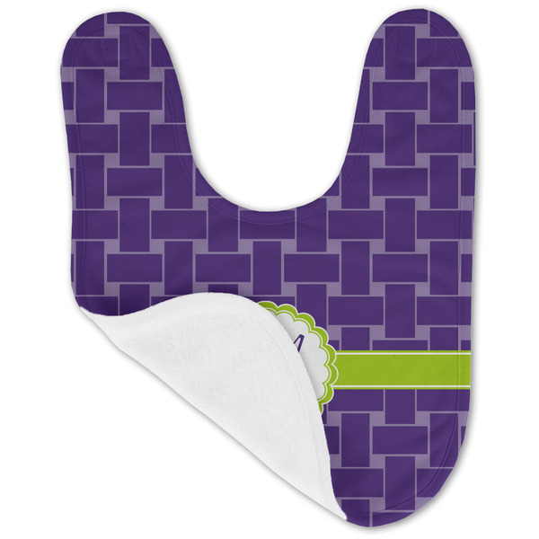 Waffle Weave Baby Bib - AFT folded