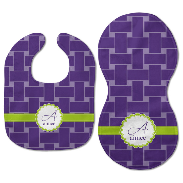 Waffle Weave Baby Bib & Burp Set - Approval (new bib & burp)