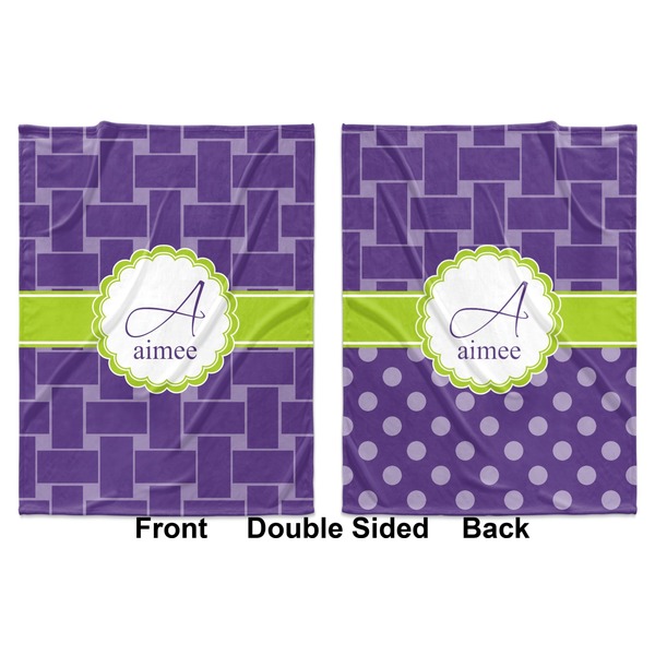 Waffle Weave Baby Blanket (Double Sided - Printed Front and Back)