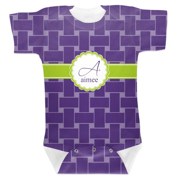 Custom Waffle Weave Baby Bodysuit (Personalized)