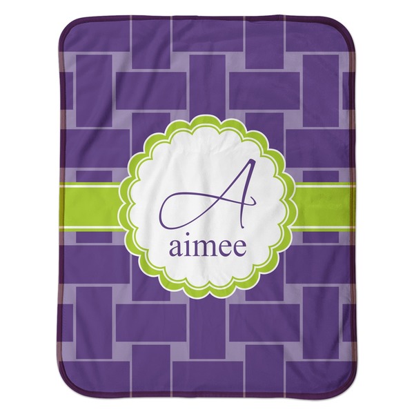 Waffle Weave Baby Sherpa Blanket - Flat