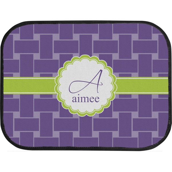 Waffle Weave Back Seat Car Mat