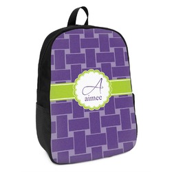 Waffle Weave Kids Backpack (Personalized)