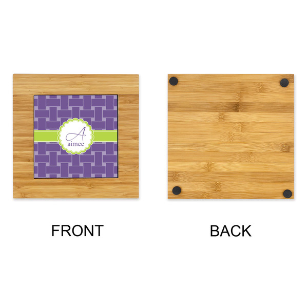 Waffle Weave Bamboo Trivet with 6" Tile - APPROVAL