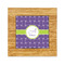Waffle Weave Bamboo Trivet with 6" Tile - FRONT