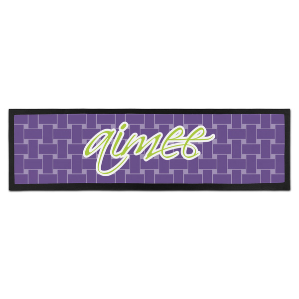 Custom Waffle Weave Bar Mat (Personalized)