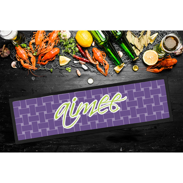 Waffle Weave Bar Mat - Large - LIFESTYLE