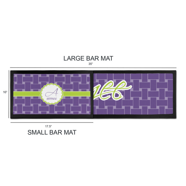 Waffle Weave Bar Mats - Sizing Chart
