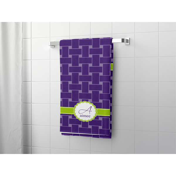 Waffle Weave Bath Towel - LIFESTYLE