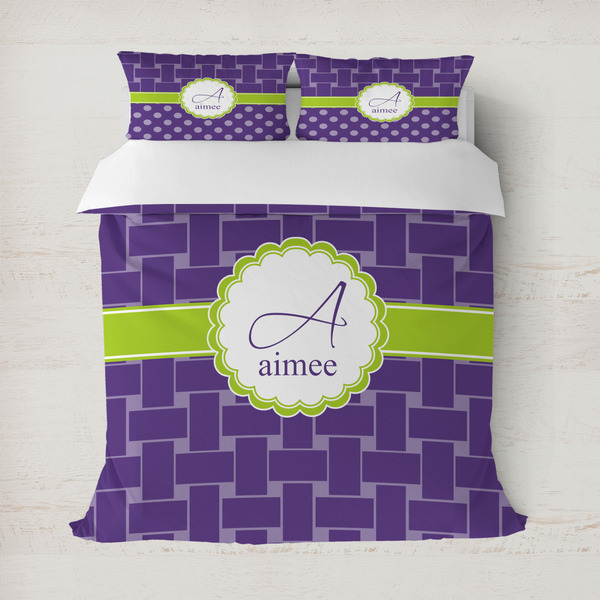 Custom Waffle Weave Duvet Cover (Personalized)