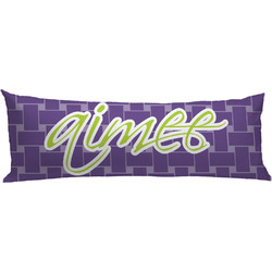 Waffle Weave Body Pillow Case (Personalized)