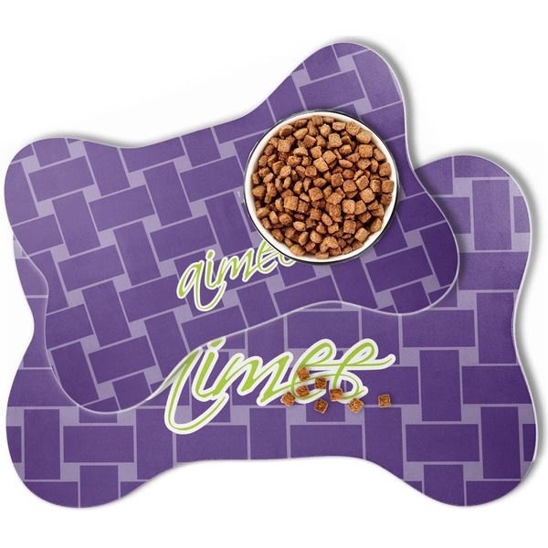 Waffle Weave Bone Shaped Dog Mats - MAIN