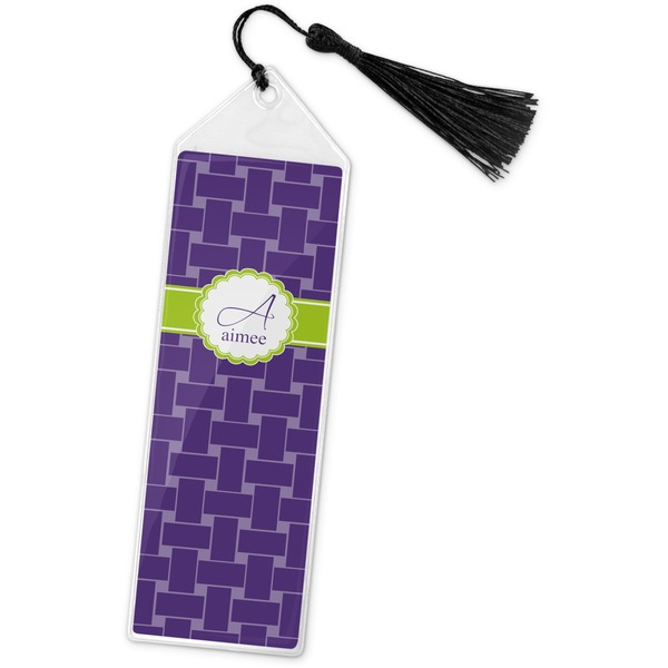 Custom Waffle Weave Book Mark w/Tassel (Personalized)