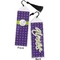 Waffle Weave Bookmark with tassel - Front and Back
