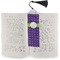 Waffle Weave Bookmark with tassel - In book