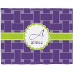 Waffle Weave Woven Fabric Placemat - Twill w/ Name and Initial