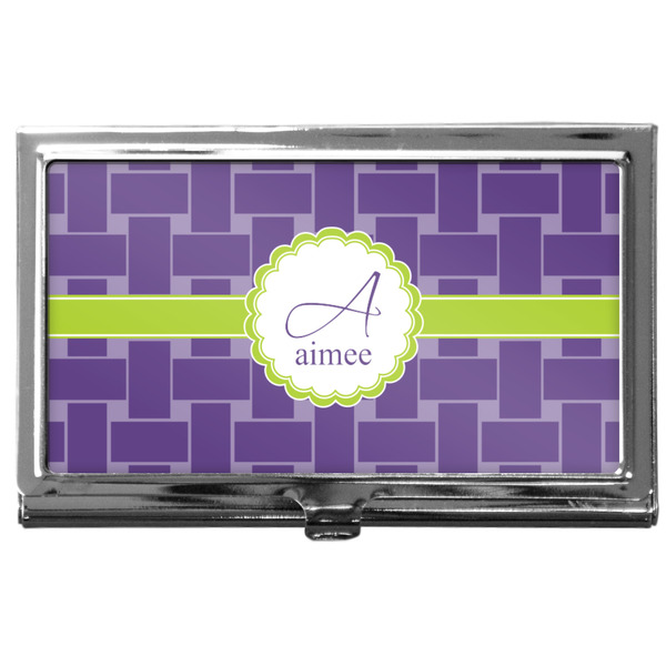 Custom Waffle Weave Business Card Case