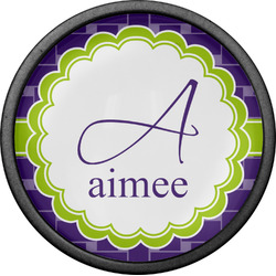 Waffle Weave Cabinet Knob (Black) (Personalized)