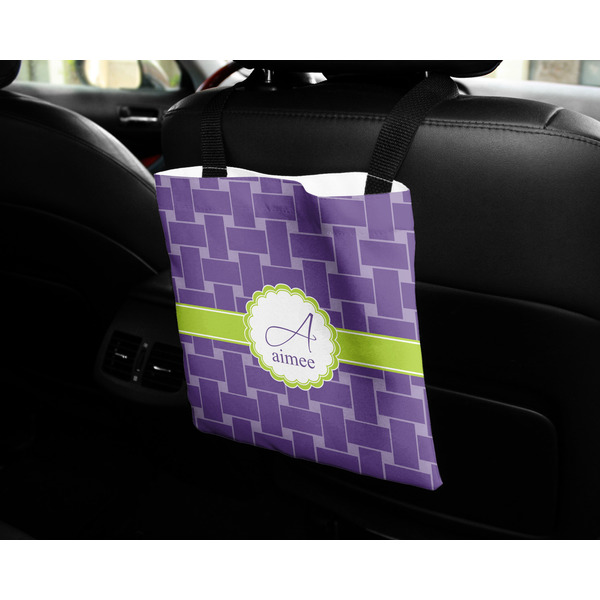 Waffle Weave Car Bag - In Use