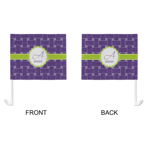 Waffle Weave Car Flag - Large - APPROVAL