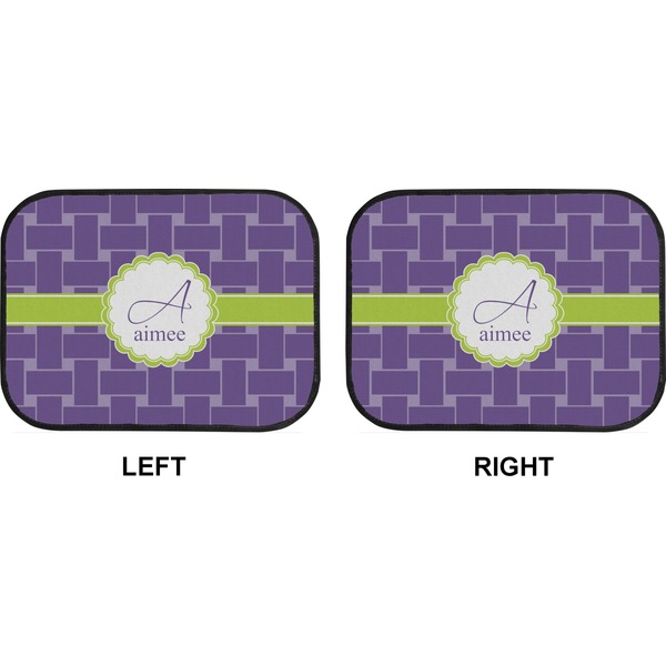 Waffle Weave Car Floor Mats (Back Seat) (Approval)