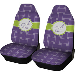 Waffle Weave Car Seat Covers (Set of Two) (Personalized)