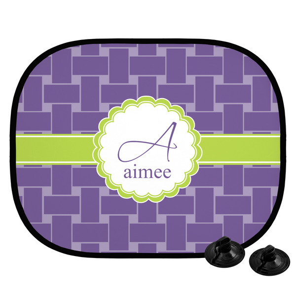 Custom Waffle Weave Car Side Window Sun Shade (Personalized)