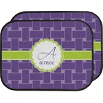 Waffle Weave Car Floor Mats (Back Seat) (Personalized)