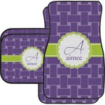 Waffle Weave Car Floor Mats Set - 2 Front & 2 Back (Personalized)