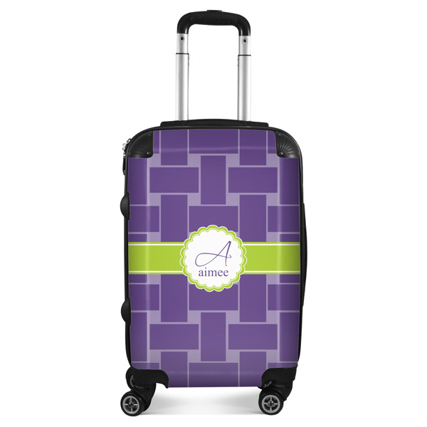 Custom Waffle Weave Suitcase (Personalized)