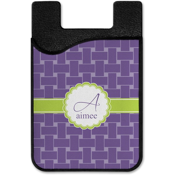 Waffle Weave Cell Phone Credit Card Holder