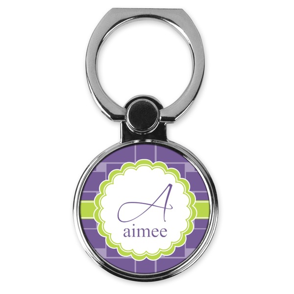 Custom Waffle Weave Cell Phone Ring Stand & Holder (Personalized)