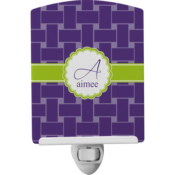 Custom Waffle Weave Ceramic Night Light (Personalized)