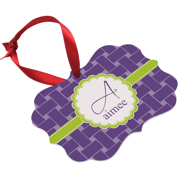 Waffle Weave Christmas Ornament