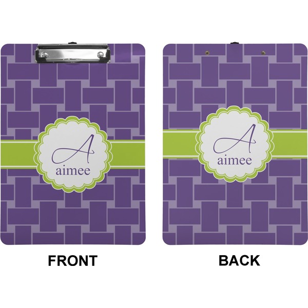 Waffle Weave Clipboard (Letter) (Front + Back)