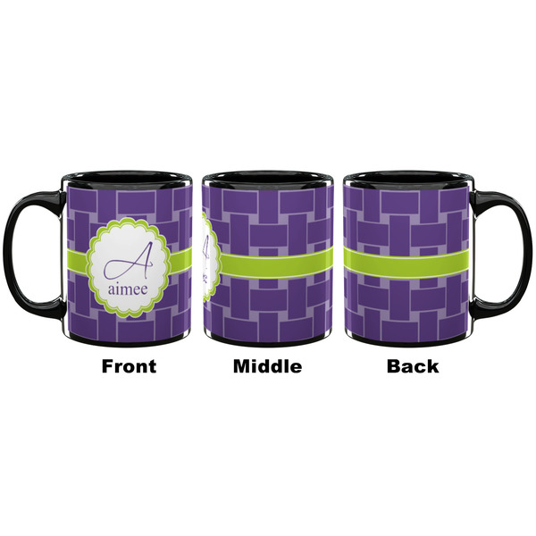 Waffle Weave Coffee Mug - 11 oz - Black APPROVAL