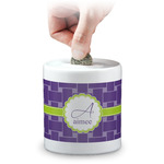 Waffle Weave Coin Bank (Personalized)